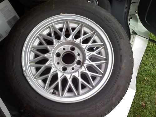 14 BMW BBS basketweave mesh style wheels tires 4x100