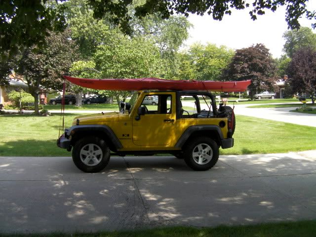 ideal way to carry a kayak on a jk unlimited? - JeepForum.com