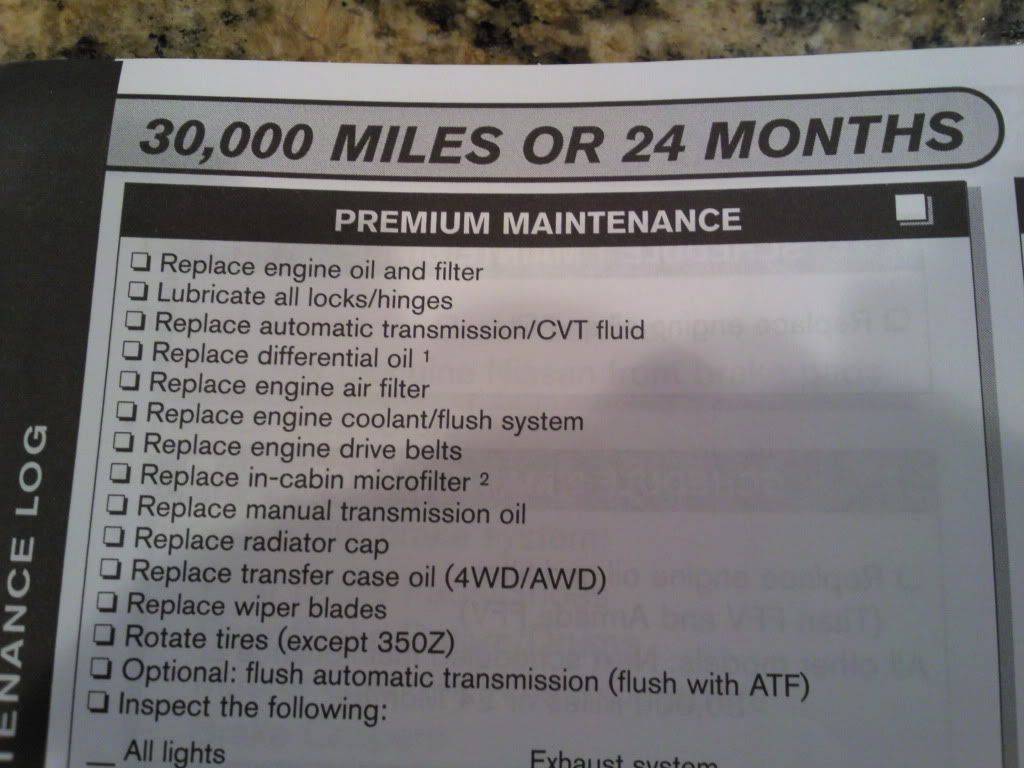2007 Nissan altima 60000 mile service #6