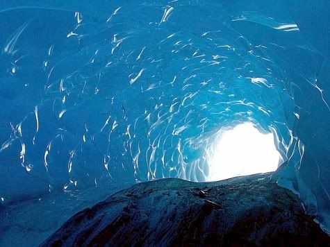 Glacier Ice Caves - Click for Larger Image