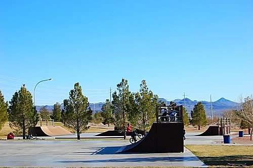 Skate BMX in Veterans Park Boulder City