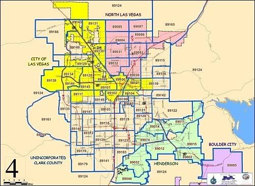 las vegas zip code. north las vegas zip code map.