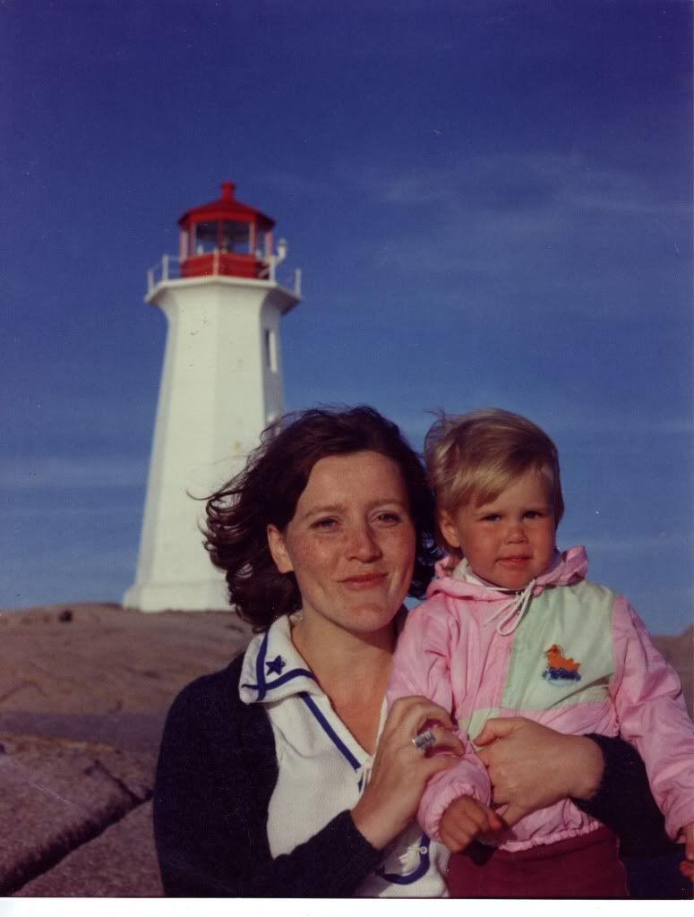 Mom &amp; me - Peggy's Cove