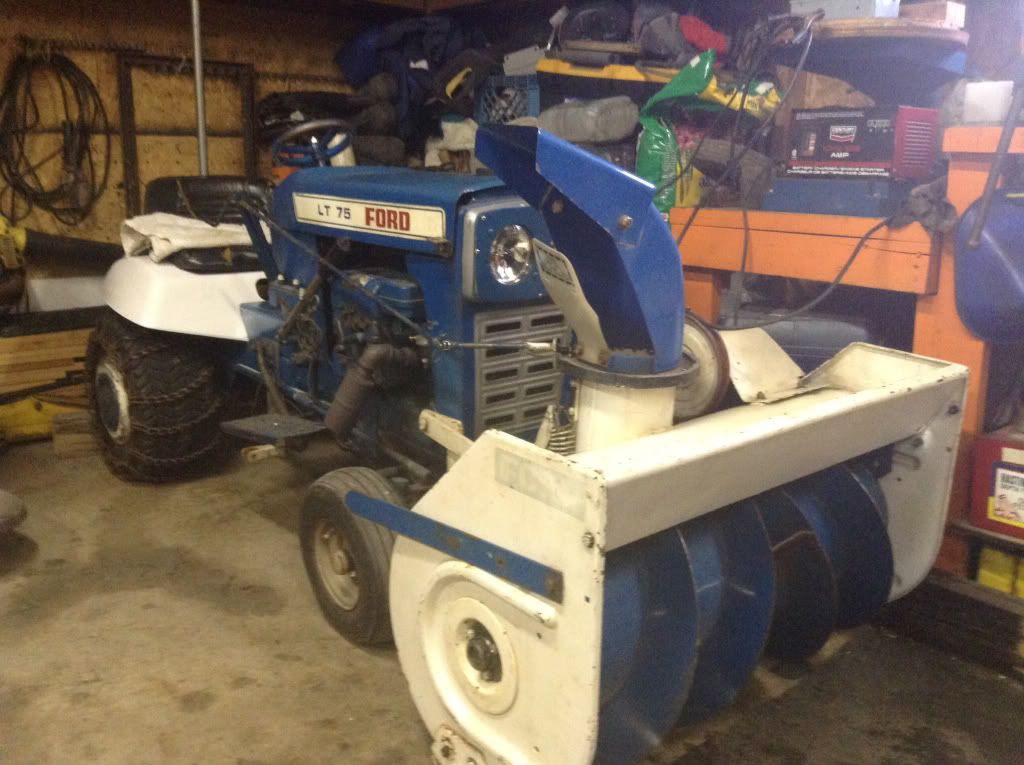 Ford lt 75 lawn tractor #8