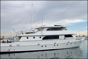 Intrepid will add a crow's nest soon.