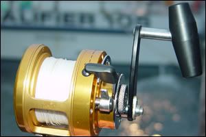 This Penn reel has been customized by Yo's Custom Rods. The company has just been purchased.