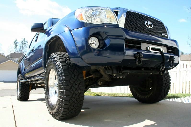 toyota tacoma with a warn winch #5