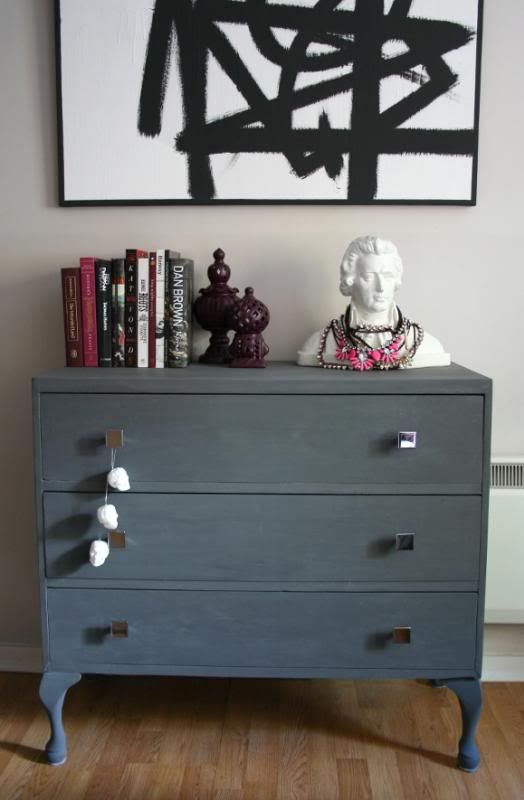 Graphite Grey Adds Sleek Style to Dresser « Just Paint VT
