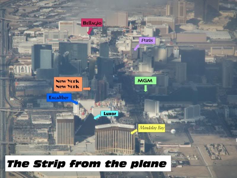 The Strip from the plane Pictures, Images and Photos