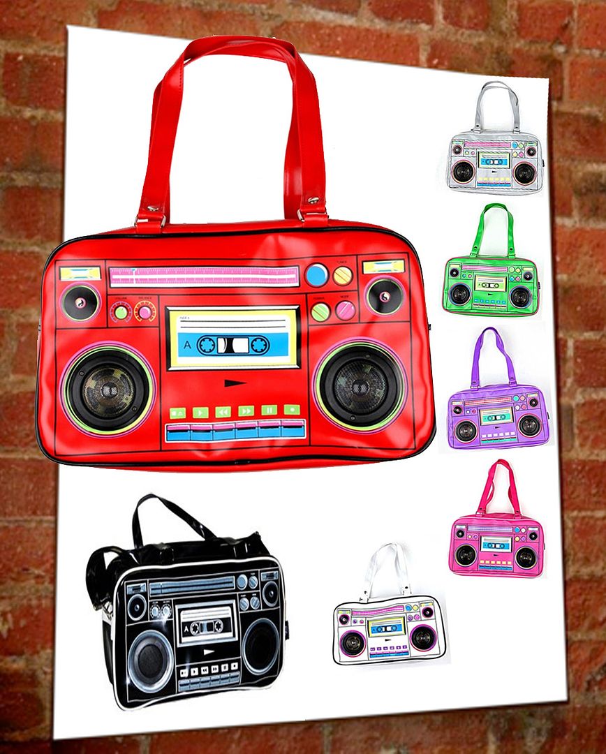 MP3 Boom Box Speaker Shoulder Radio Bag Hip Hop Urban I Phone Pod ...