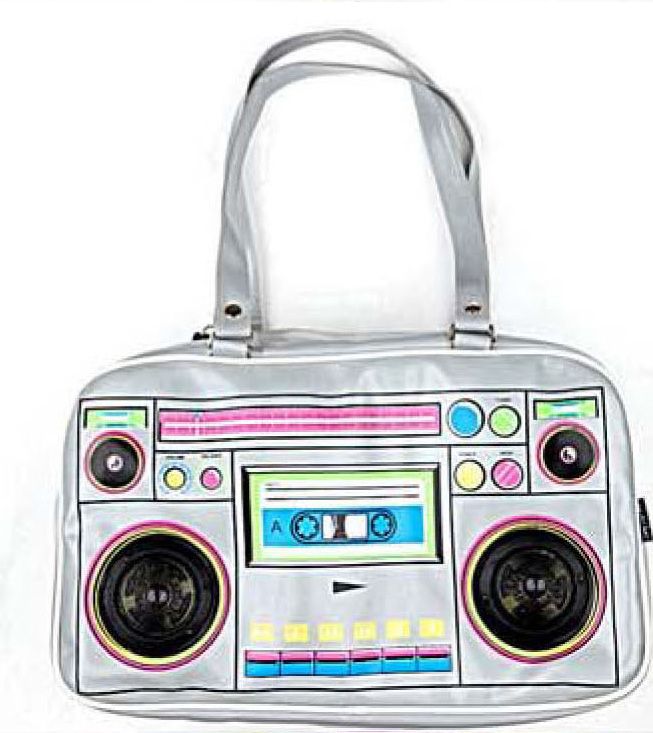 MP3 Boom Box Speaker Shoulder Radio Bag Hip Hop Urban I Phone Pod ...