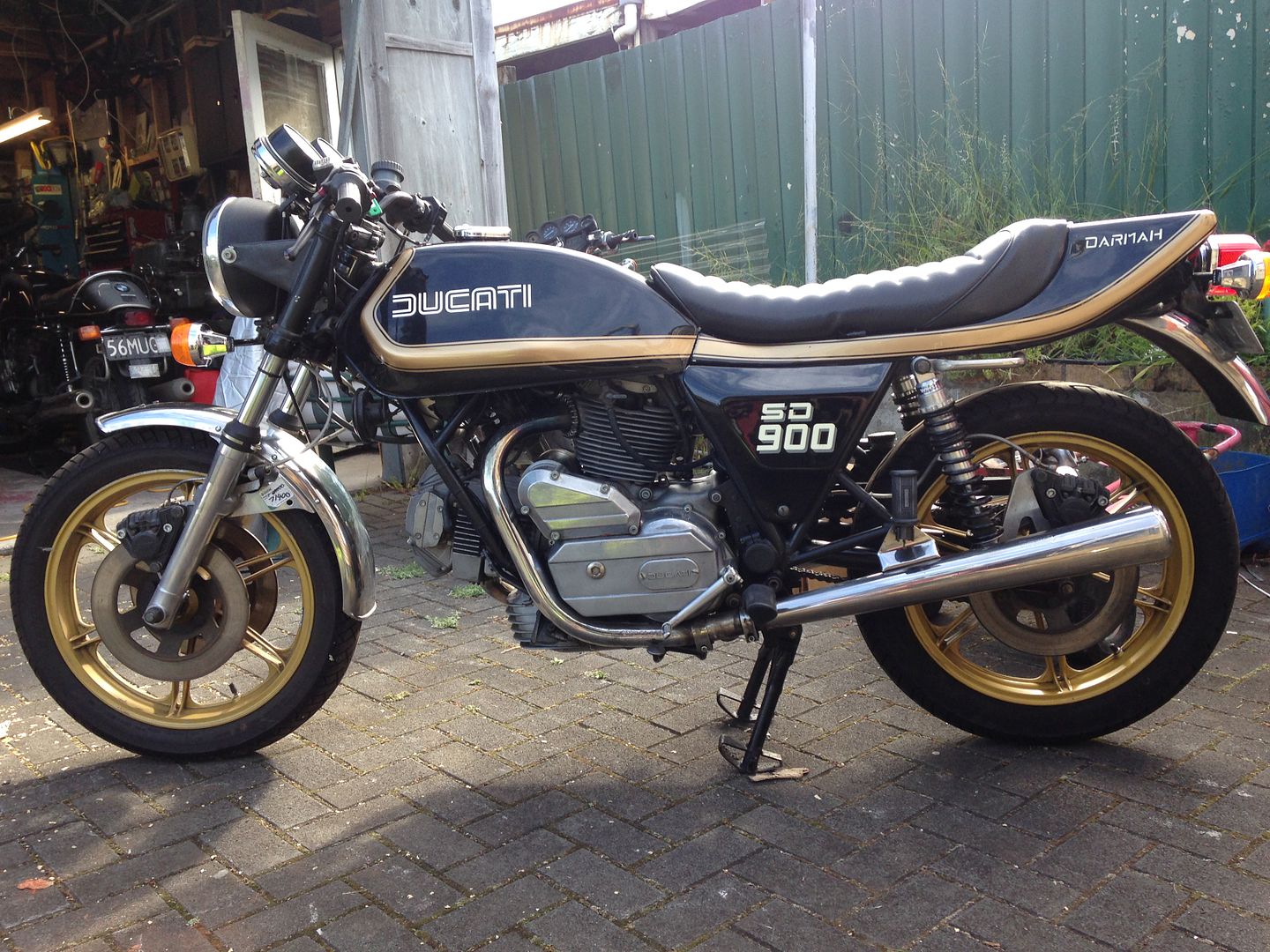 vintage adventure bike