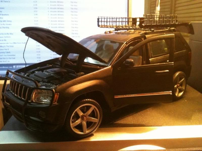 Jeep grand cherokee plastic model #5