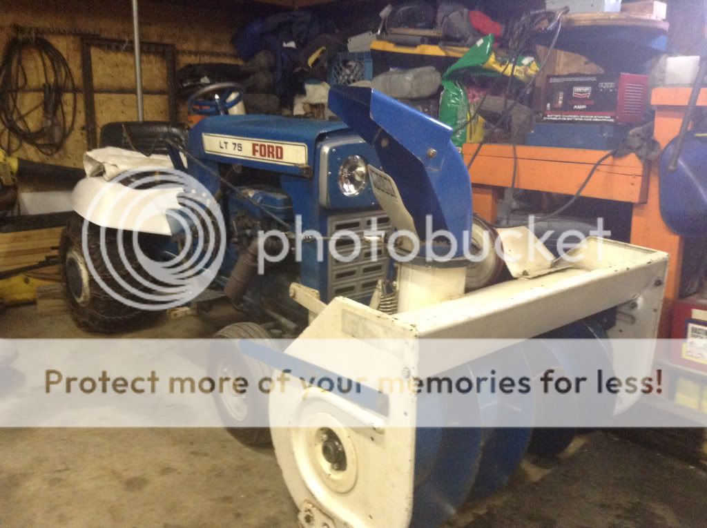 Ford lt 75 lawn tractor #8