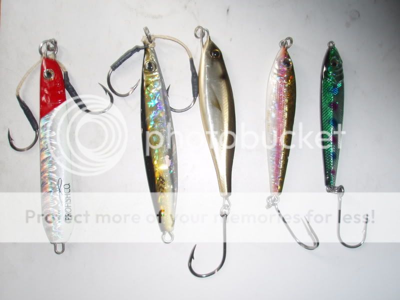 butterfly style jigs for sea bass? Megabaits? Other styles besides ...