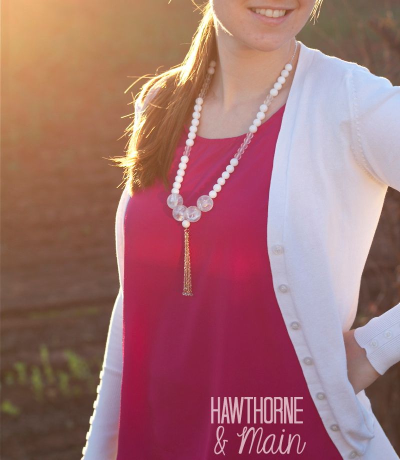 How many of you love Anthropologie apparel but hate to spend that high price? Come see how easy it was to make this DIY Anthropologie inspired necklace. Beautiful piece! 