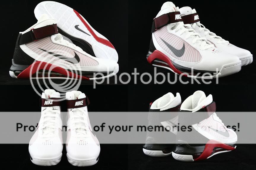 NIKE HYPERMAX White/Black/Red hyperdunk hyperize 10.5  