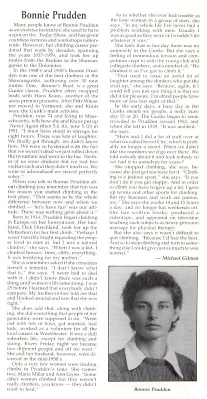 The Chick History Thread :: SuperTopo Rock Climbing Discussion Topic ...